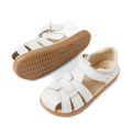 Bobux IWalk Skip Twist Sandal White Closed Toe Toddlers