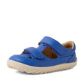 Bobux IW Iwalk Troop Toddlers Leather Sandal Dazzling Blue Barefoot