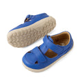 Bobux IW Iwalk Troop Toddlers Leather Sandal Dazzling Blue Barefoot