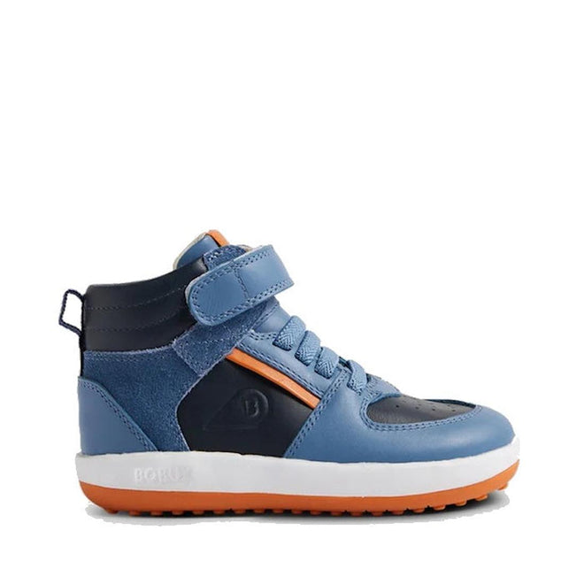 Bobux Kid+ TopSpin Leather Boots Elemental Blue 852404