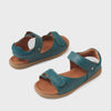 Bobux KP Kids Plus Driftwood Leather Sandal Mediterranean Green