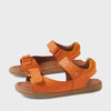 Bobux KP Kids Plus Driftwood Leather Sandal Orange Peel