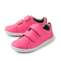 Bobux KP Kids Plus Grass Court 2 II Leather Sneaker Pink Lemonade
