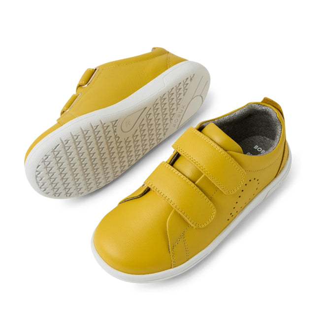 Bobux KP Kids Plus Grass Court 2 II Leather Sneaker Mango Mint