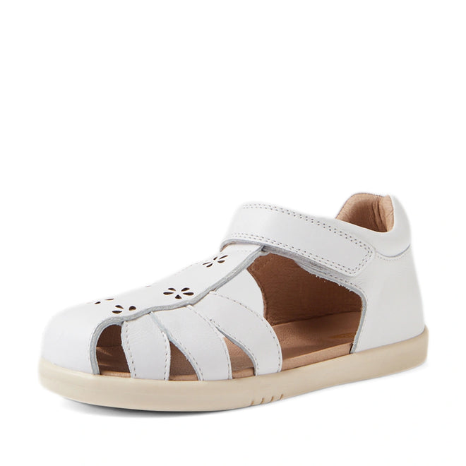 Bobux Kid+ Plus KP Holly White Closed Toe Sandal