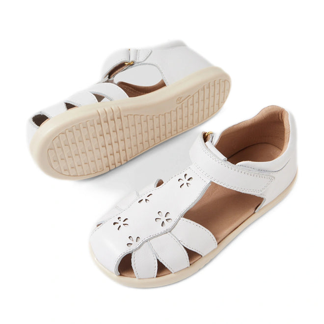 Bobux Kid+ Plus KP Holly White Closed Toe Sandal