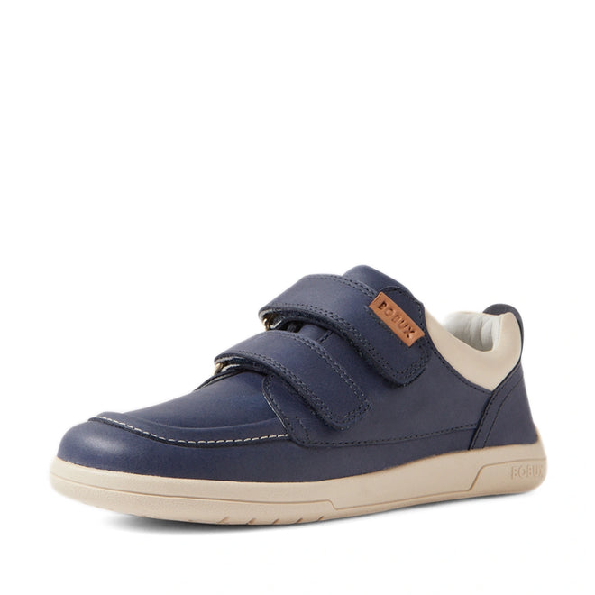 Bobux Kid+ Plus KP Oakley Leather Sneaker Vintage Indigo Blue