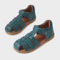 Bobux IWalk Roam Sandal Mediterranean Green Closed Toe Toddlers