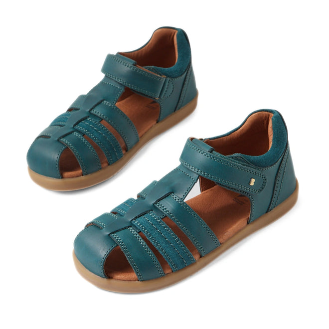 Bobux Kid+ Plus Roam Mediterranean Green Closed Toe Sandal