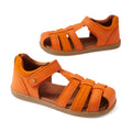 Bobux Kid+ Plus Roam Orange Peel Closed Toe Sandal