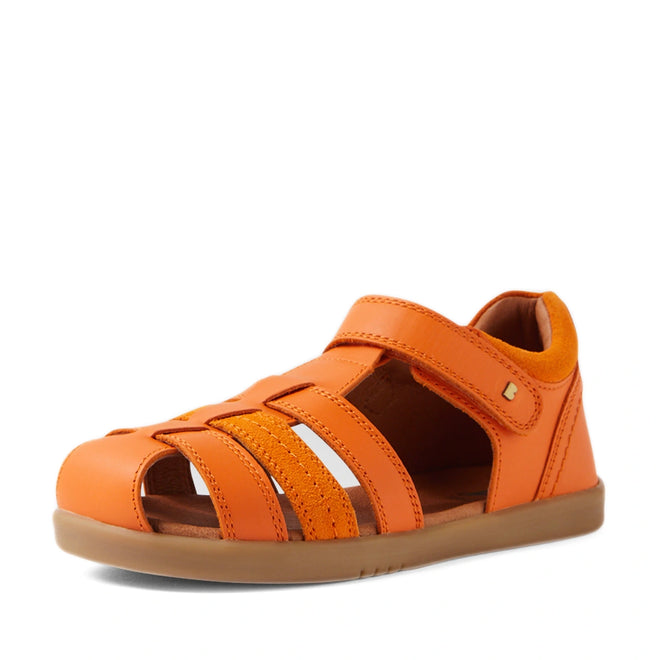 Bobux Kid+ Plus Roam Orange Peel Closed Toe Sandal