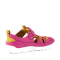 Bobux Kid+ KP Rocky Leather Closed Toe Sandal Rose Violet Barefoot