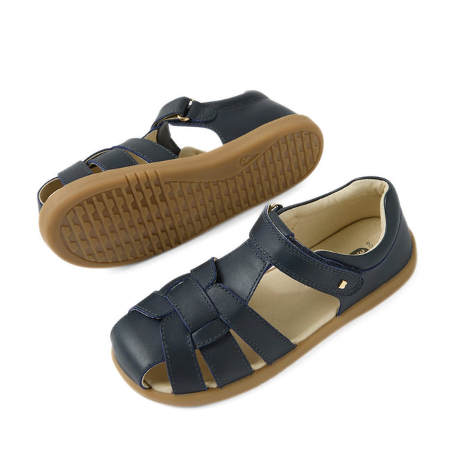 Bobux Kids Plus KP Skip Twist Navy Closed Toe Sandal