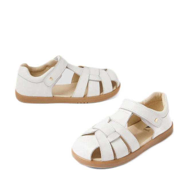 Bobux Kids Plus KP Skip Twist White Closed Toe Sandal