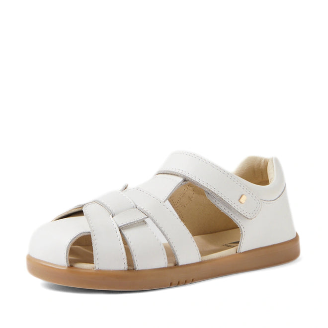 Bobux Kids Plus KP Skip Twist White Closed Toe Sandal