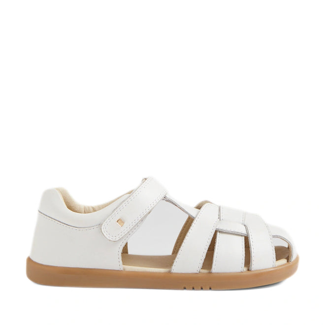 Bobux Kids Plus KP Skip Twist White Closed Toe Sandal