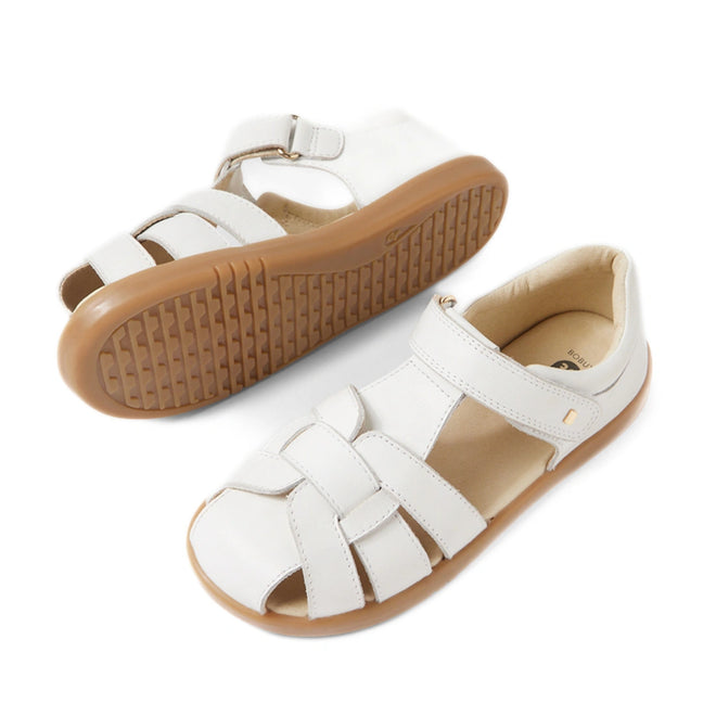 Bobux Kids Plus KP Skip Twist White Closed Toe Sandal