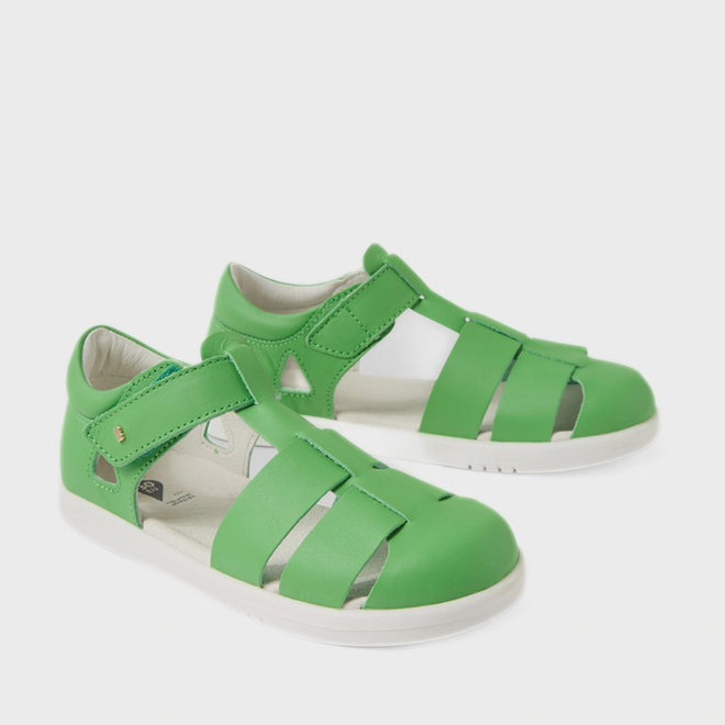 Bobux Kid + Plus Tidal Closed Toe Quick Dry Sandal Retro Green