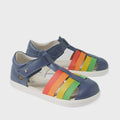 Bobux Kid + Plus Tidal Closed Toe Quick Dry Sandal Vintage Indigo Blue
