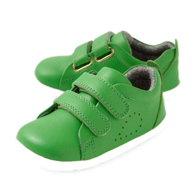 Bobux Step Up Grass Court Trainer Retro Green
