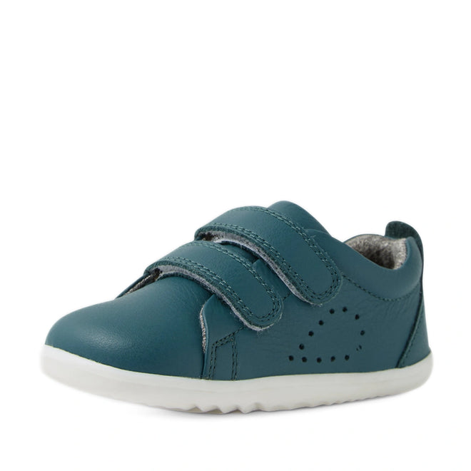 Bobux Step Up Grass Court Trainer Mediterranean Green