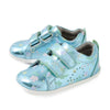Bobux Step Up Grass Court Trainer Jelly Mint Metallic Blue