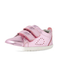 Bobux Step Up Grass Court Trainer Pink Metallic