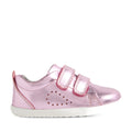 Bobux Step Up Grass Court Trainer Pink Metallic