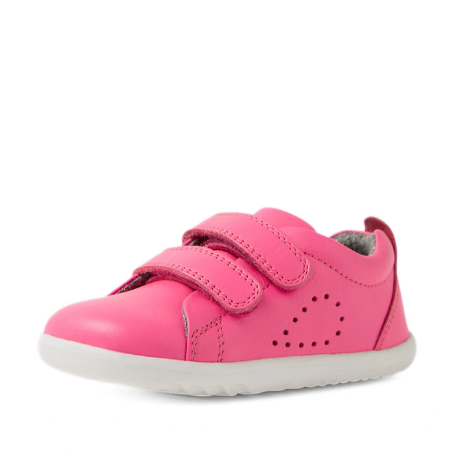 Bobux Step Up Grass Court Trainer Pink Lemonade