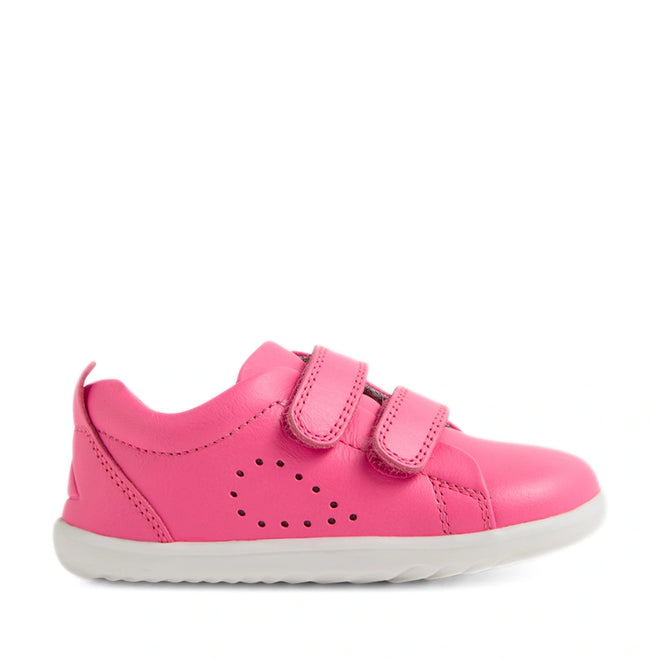 Bobux Step Up Grass Court Trainer Pink Lemonade