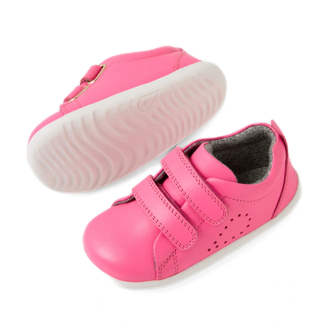 Bobux Step Up Grass Court Trainer Pink Lemonade