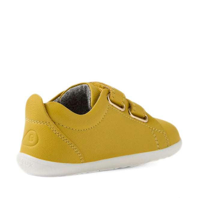 Bobux Step Up Grass Court Trainer Mango Mint Yellow