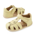 Bobux Step Up Grass Holly First Walker Closed Toe Sandal Wax Yellow