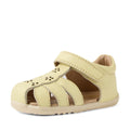 Bobux Step Up Grass Holly First Walker Closed Toe Sandal Wax Yellow