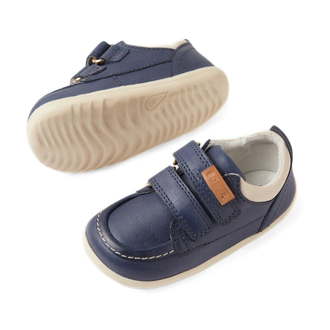 Bobux SU Step Up Oakley Leather Toddlers Sneaker Vintage Indigo