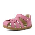 Bobux Step Up Sandal Skip Twist Closed Toe Sandals Cashmere Rose Pink