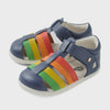 Bobux Step Up SU Toddlers Tidal Vintage Indigo Blue Closed Toe Sandal