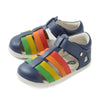 Bobux Step Up SU Toddlers Tidal Vintage Indigo Blue Closed Toe Sandal