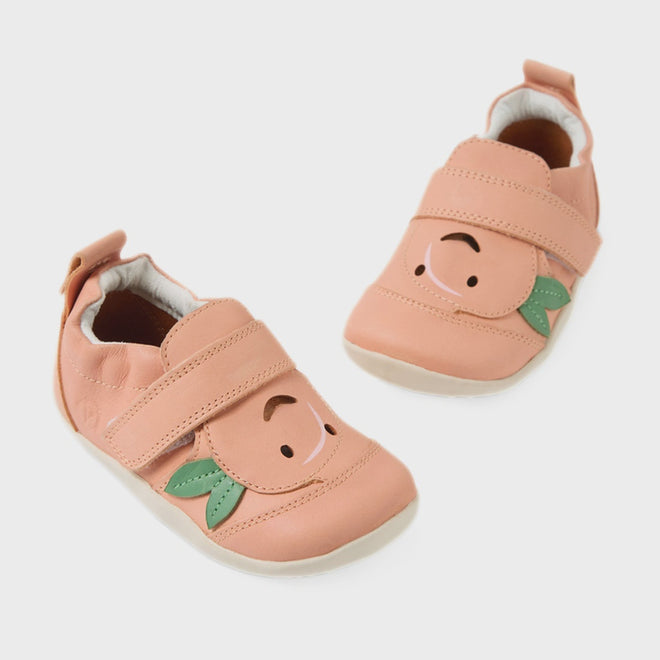 Bobux XP Explorer Little Sprouts Peach Pop First Walker Pink