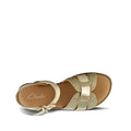 Clarks - Girls Halsey Gold Sandals E Average Width