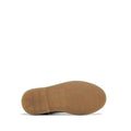 The image displays the bottom view of the Clarks Kids Chelsea II Youths Leather Boot in lilac, featuring a flat tan rubber sole with a smooth texture, minimal tread, and no visible branding or design against a white background., 9336078964304, 9336078964311, 9336078964328, 9336078964335, 9336078964342, 9336078964359, 9336078964366, 9336078964373, 9336078964380, 9336078964397, 9336078964403, 9336078964410