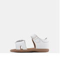 Clarks - Soleil Toddlers White Leather Sandal D Narrow Width