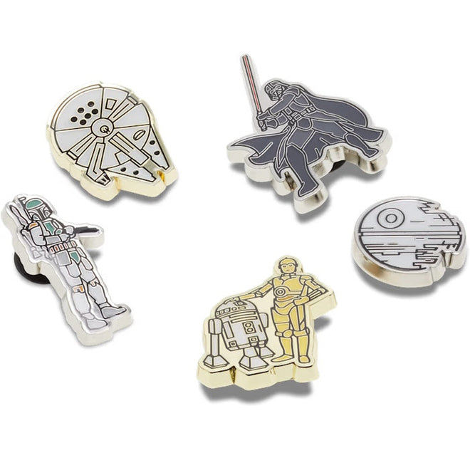 Crocs Jibbitz 5 Pack - Star Wars Pack white shades