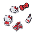 Crocs Jibbitz 5 Pack - Hello Kitty Red/White