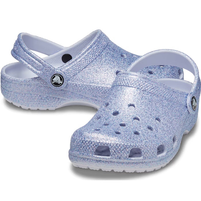 Crocs Kids TODDLERS Classic Clog Glitter Frosted Glitter Lavender