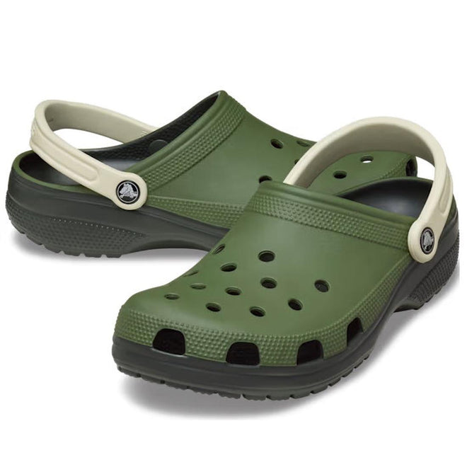 Crocs Classic Retro Sport Clog Khaki Army Green Adults