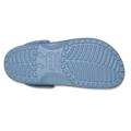 The image displays the bottom view of the Crocs Classic Clog Astro Blue Adults Unisex, highlighting its textured rubber sole with tread patterns designed for grip., 53294, 198445438936, 198445438943, 198445438950, 198445438967, 198445438974, 198445438820, 53301, 53302