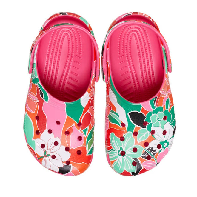 Crocs Kids Youths - Classic Clog K Woodcut Floral Print
