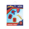 Crocs Jibbitz 5 Pack - Spiderman