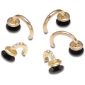 Crocs Jibbitz 5 Pack - Summer Nostaliga Gold Rings